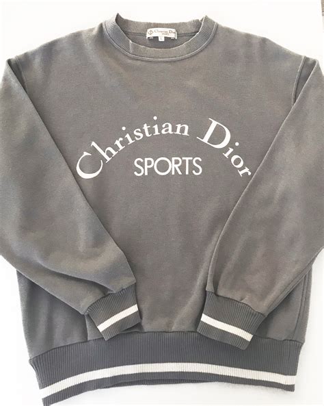 dior paris sweatshirt|vintage christian Dior sweatshirt.